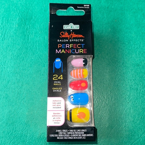 🧌- Sesame Street Big Bird Elmo Cookie Monster Press On Nails Sally Hansen… - Picture 2 of 3